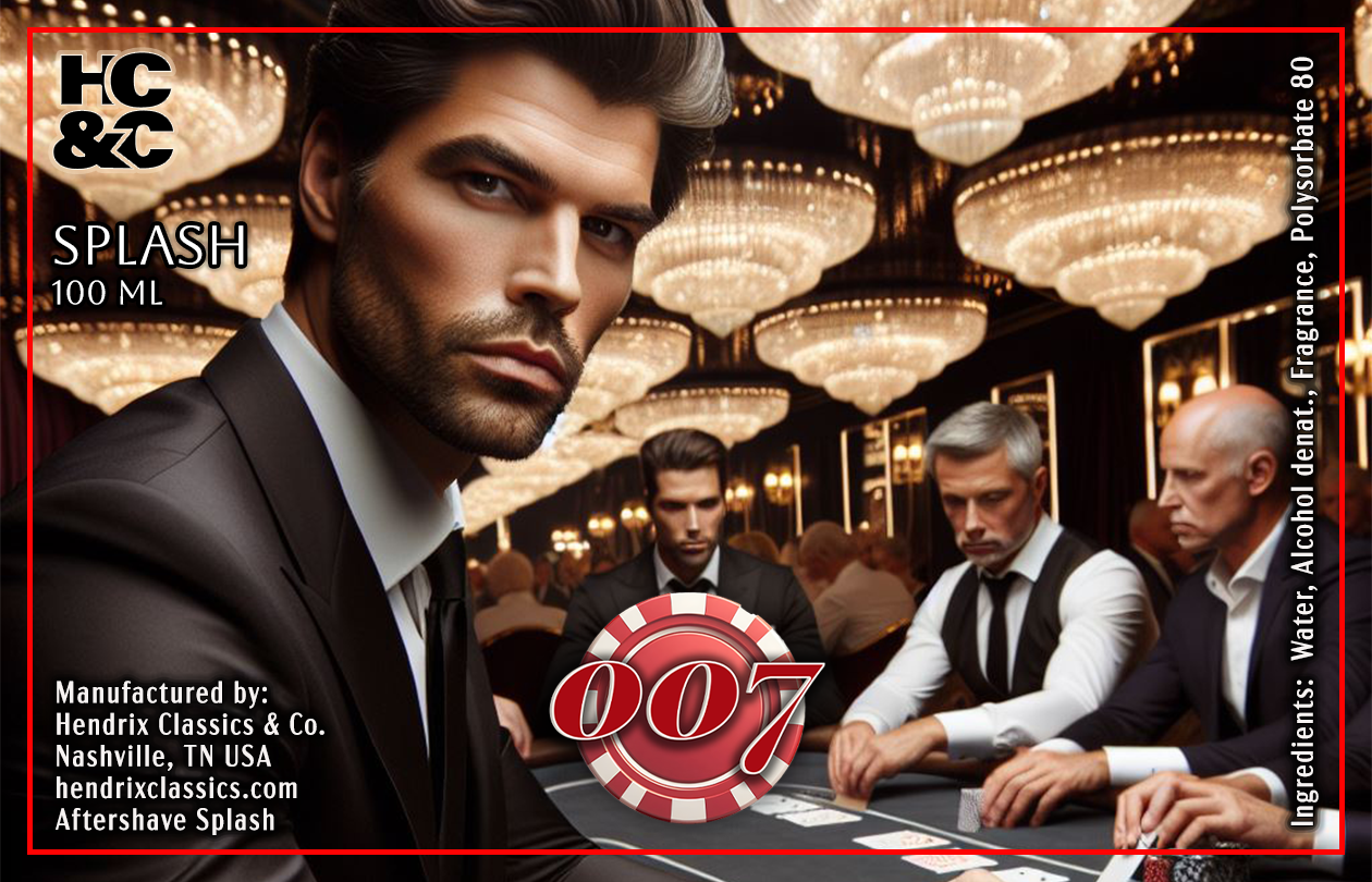 007 Aftershave Splash