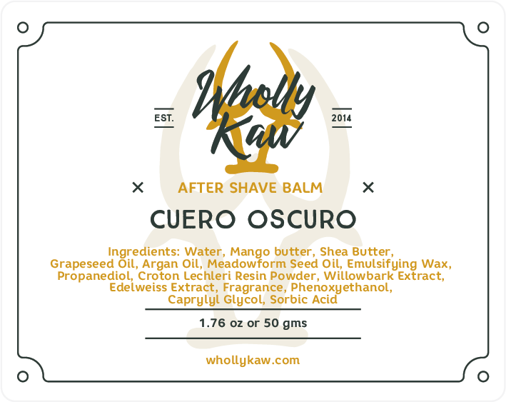 Cuero Oscuro Aftershave Balm