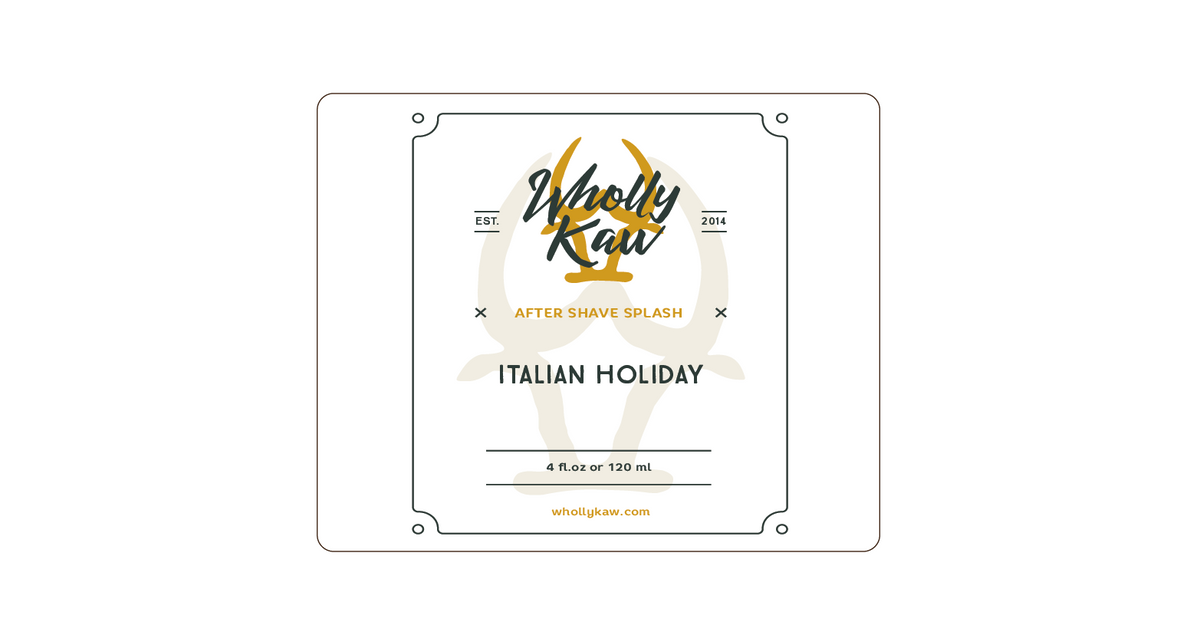 Italian Holiday Aftershave Splash