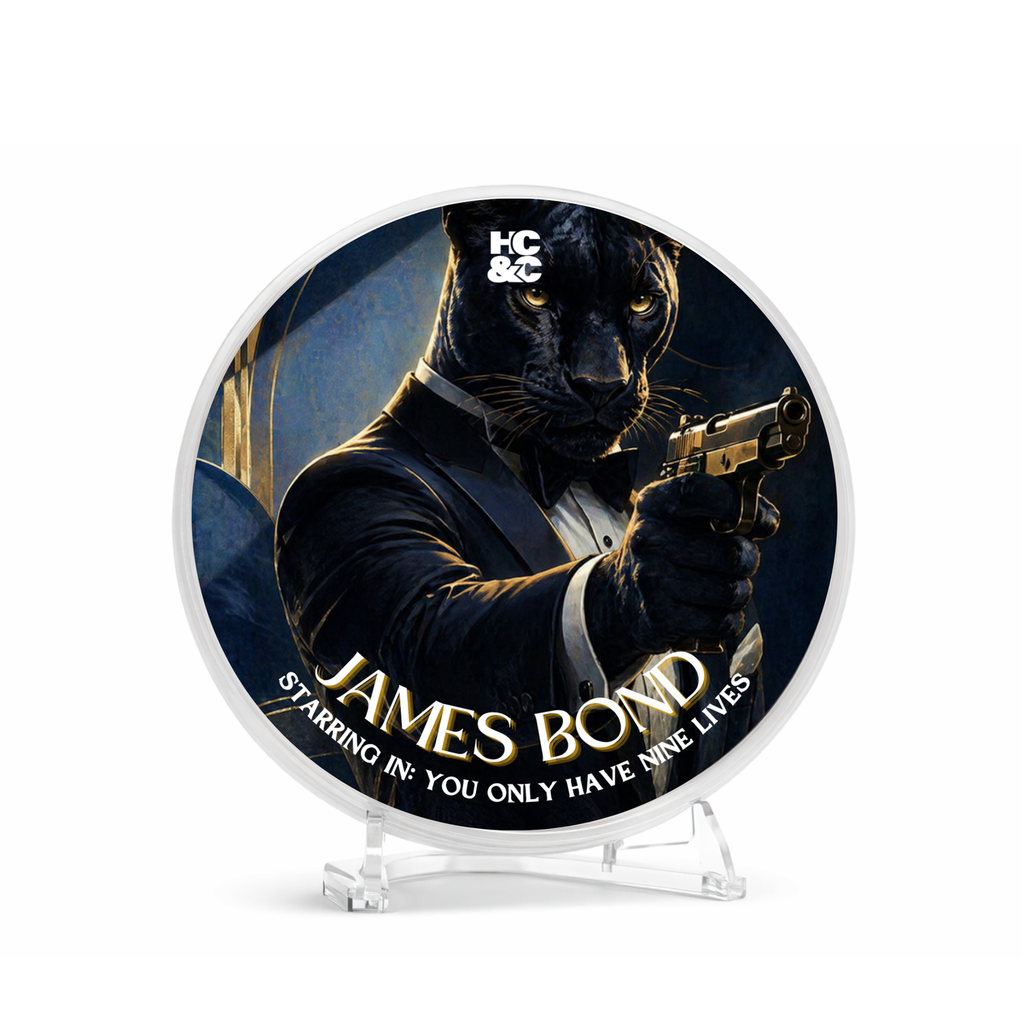James Bond Starring in: You Only Have Nine Lives Shave Soap