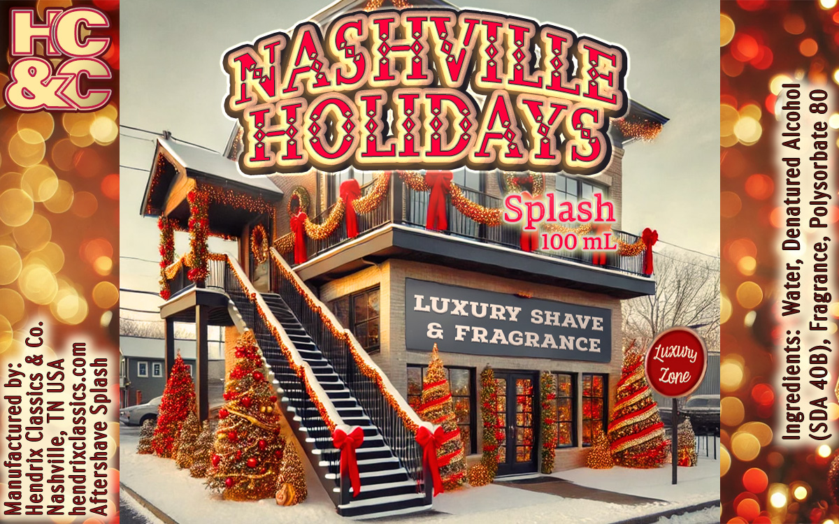 Nashville Holidays Aftershave Splash