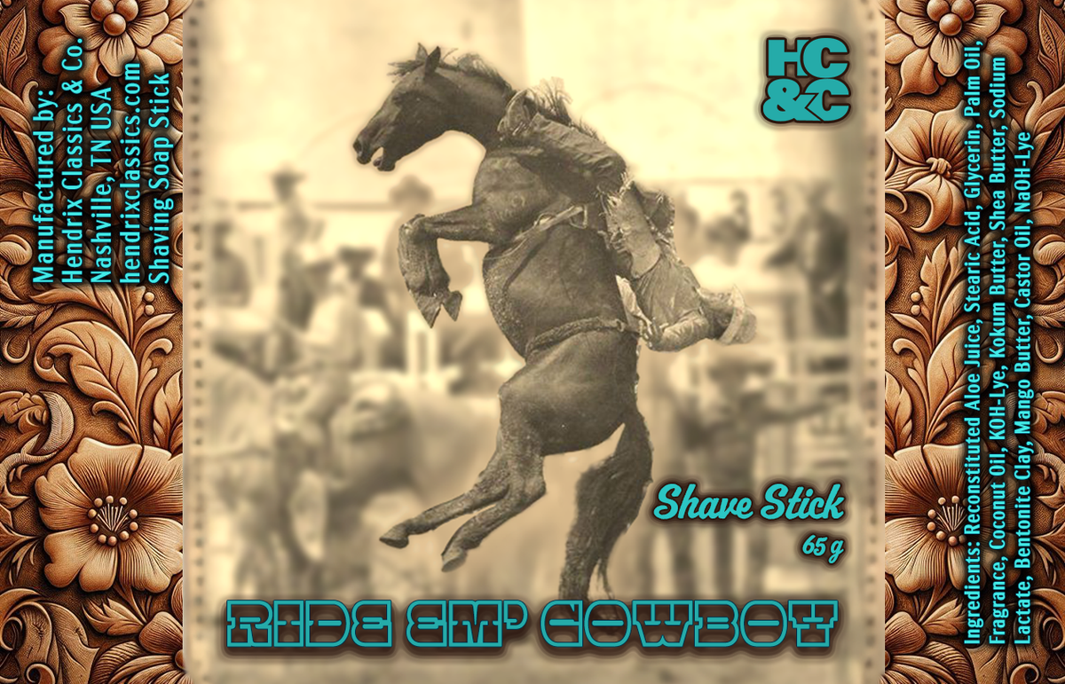 Ride 'em Cowboy Shave Stick