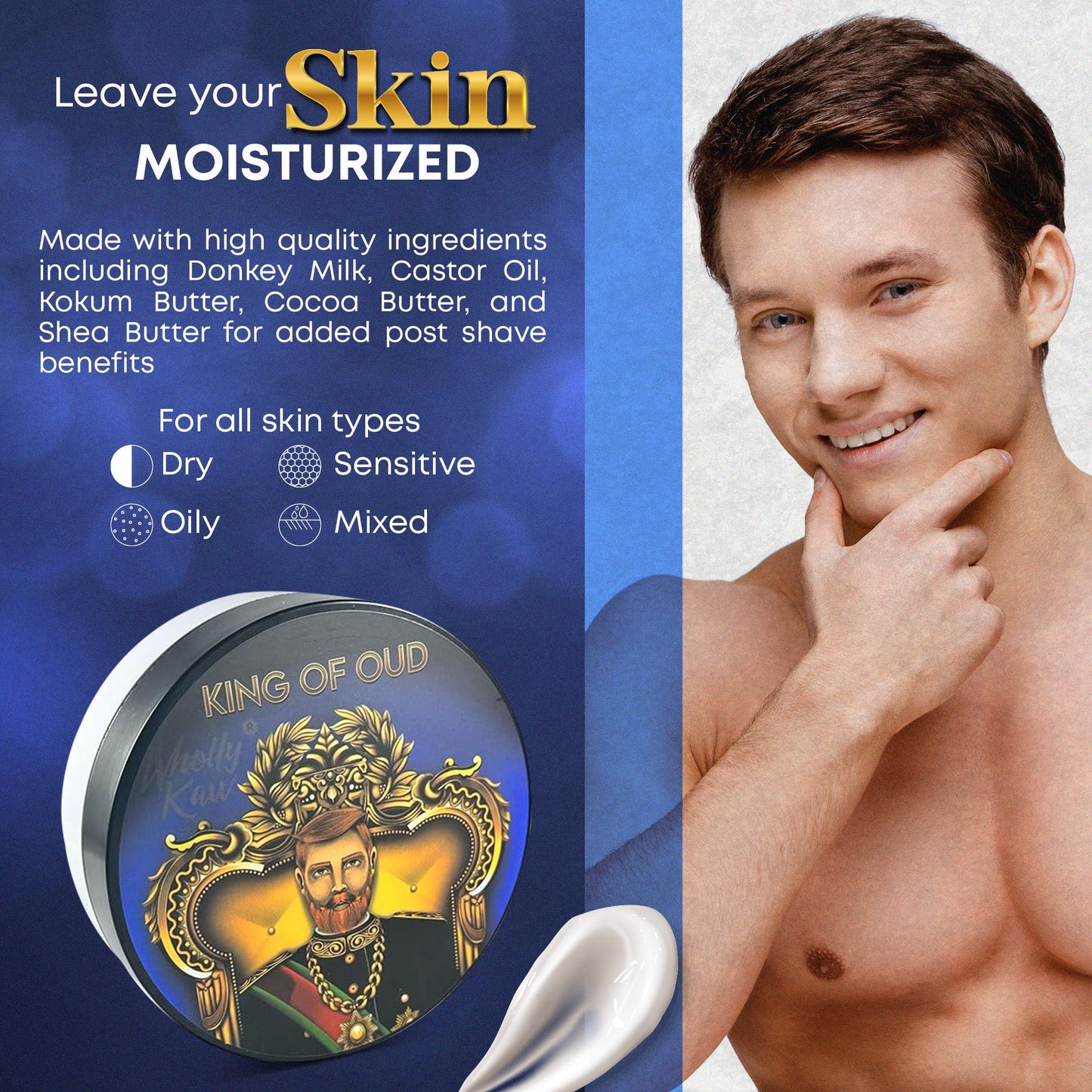 King of Oud Shave Soap