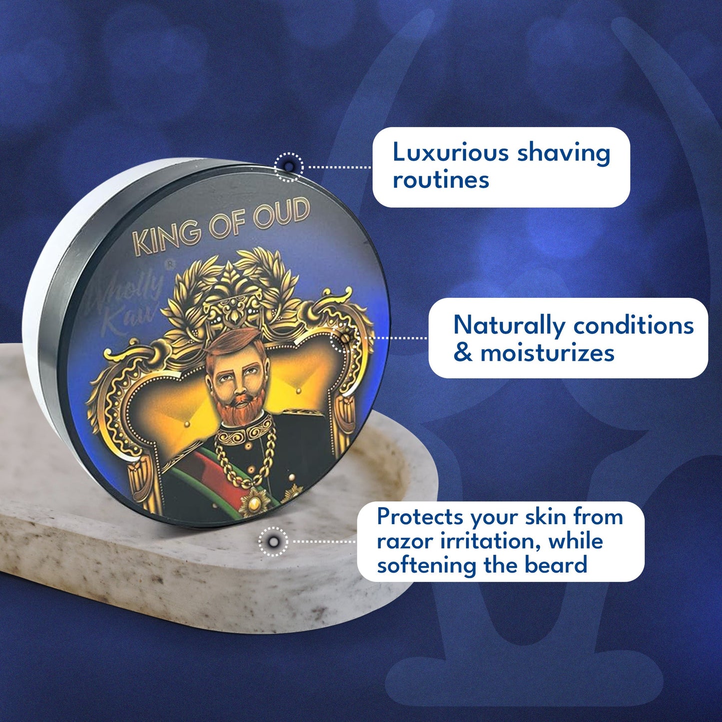 King of Oud Shave Soap