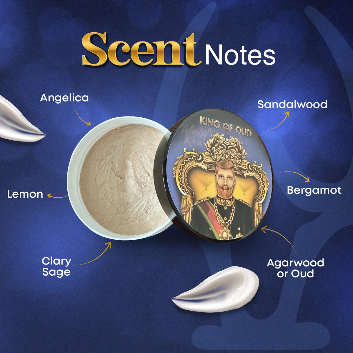 King of Oud Shave Soap