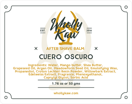 Cuero Oscuro Aftershave Balm