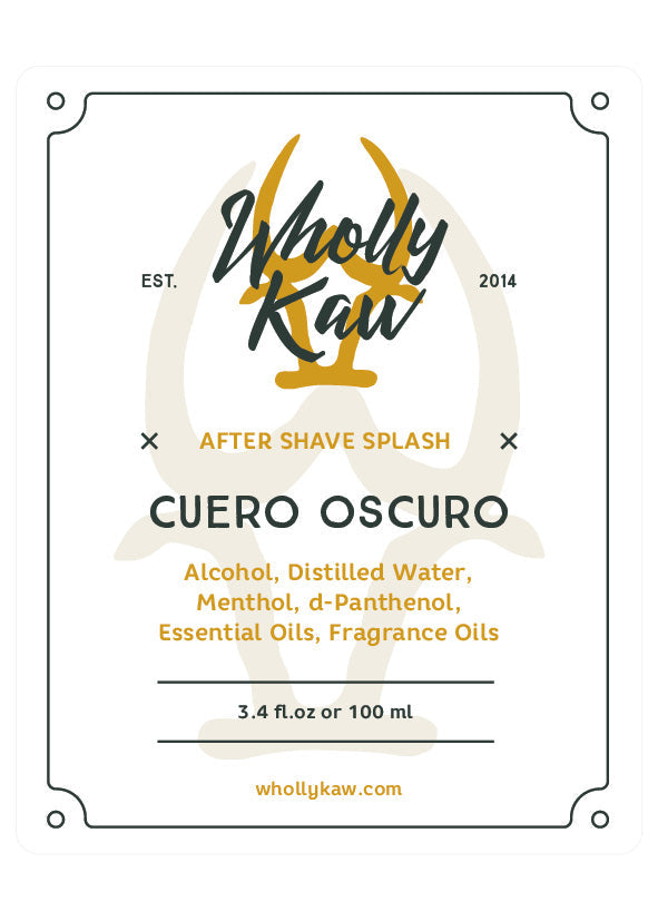 Cuero Oscuro Aftershave Splash