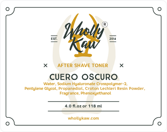 Cuero Oscuro Aftershave Toner