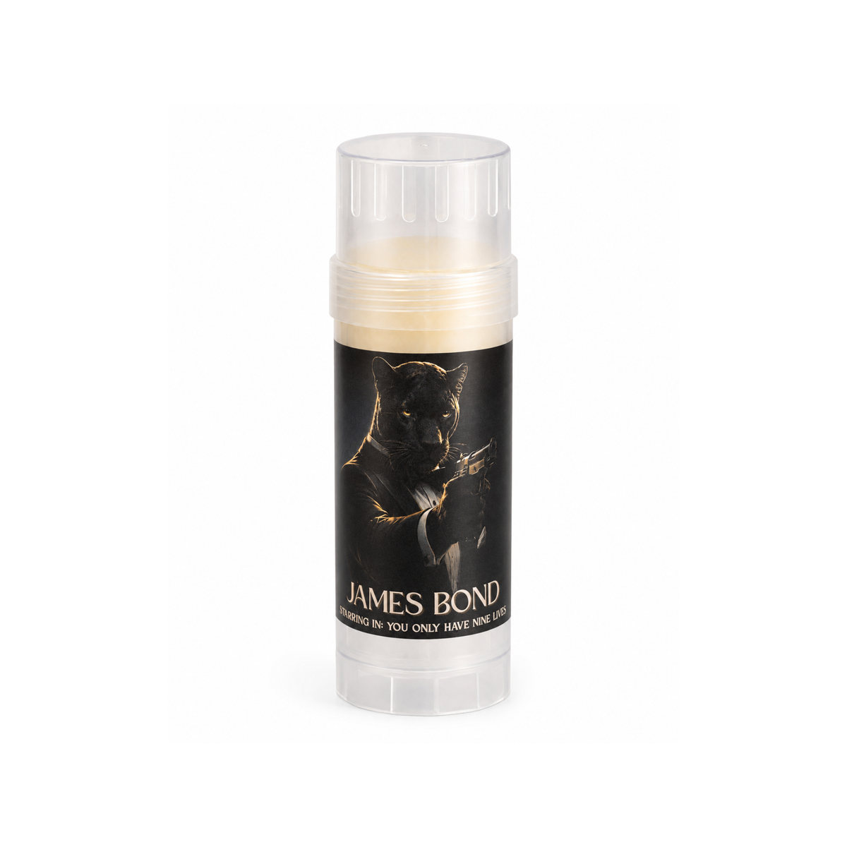 James Bond Starring in: You Only Have Nine Lives Shave Stick