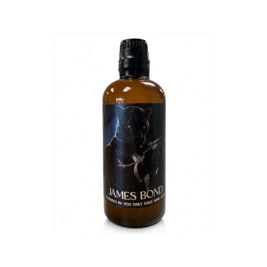 James Bond Starring in: You Only Have Nine Lives Aftershave Splash