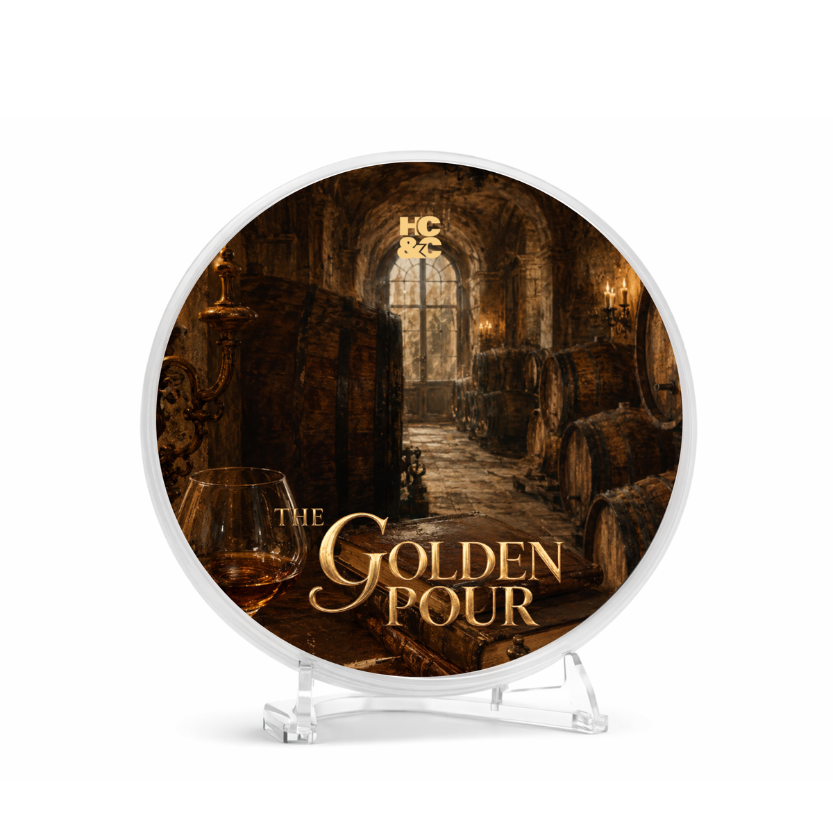 The Golden Pour Shave Soap