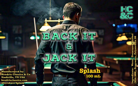 Back It & Jack It Aftershave Splash