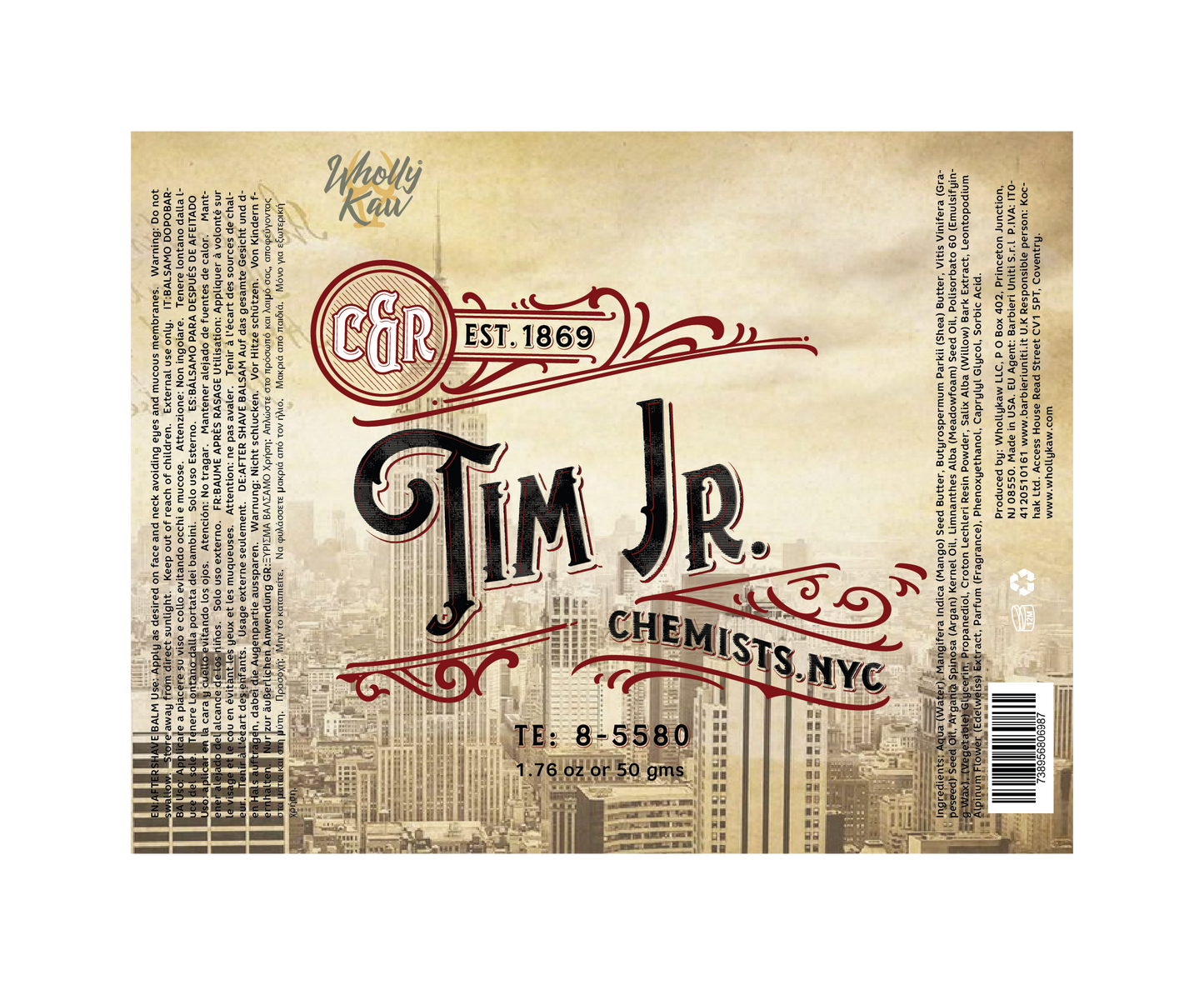 Tim Jr. Aftershave Balm