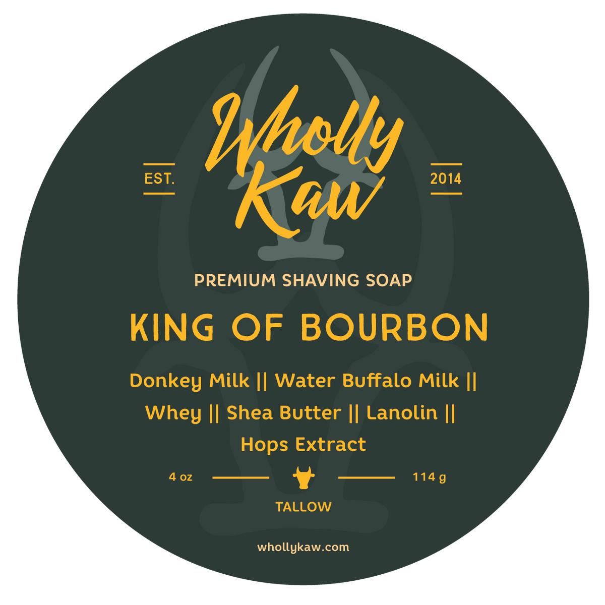 King of Bourbon Shave Soap