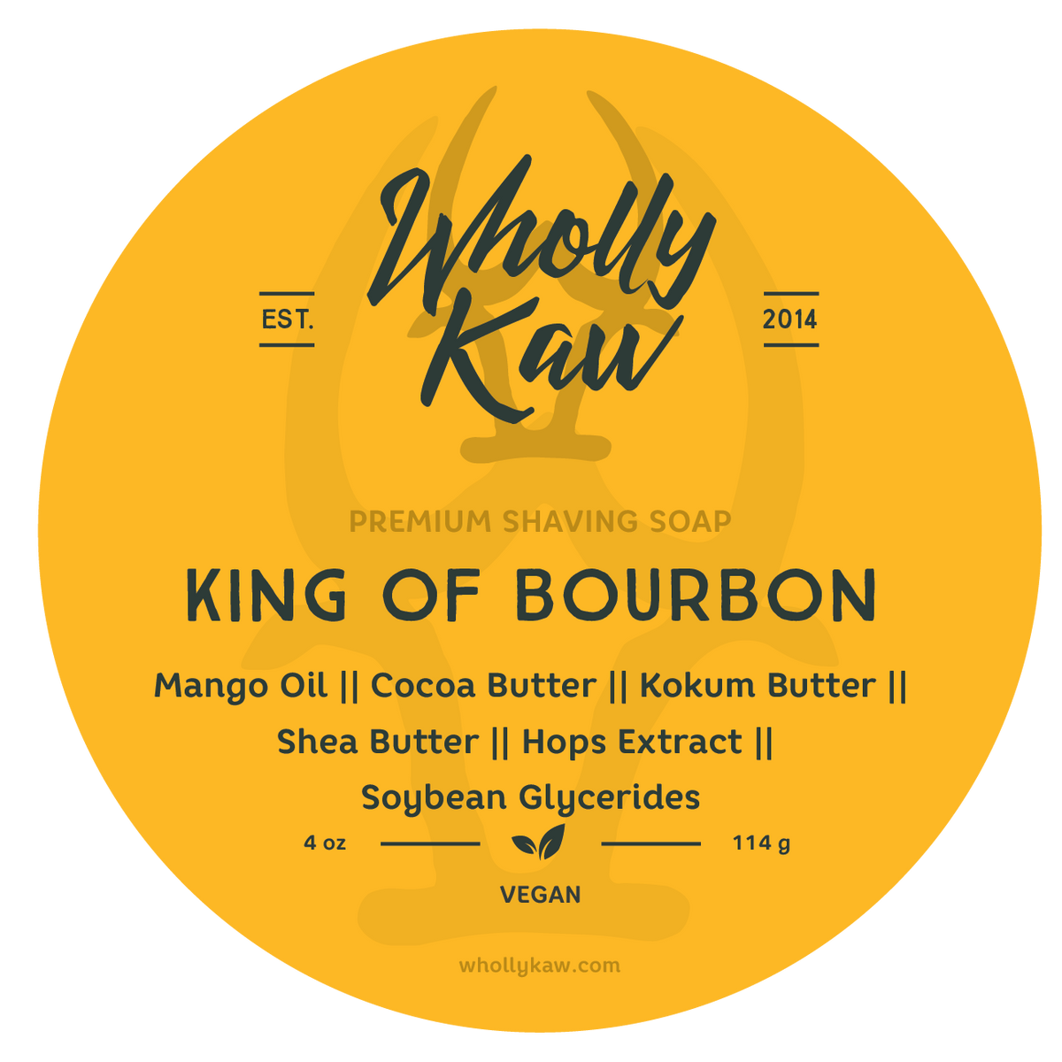 King of Bourbon Shave Soap