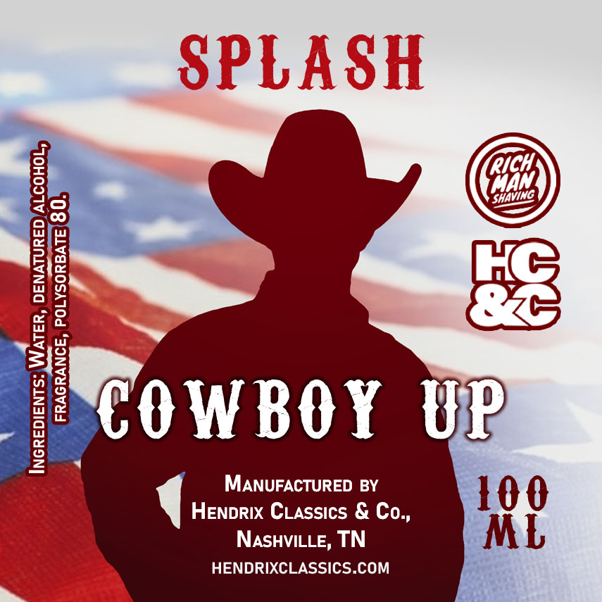Cowboy Up Aftershave Splash