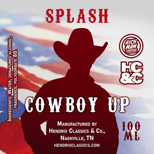 Cowboy Up Aftershave Splash