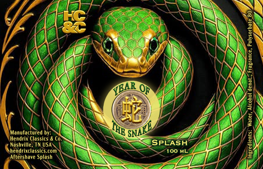 Year of the Snake Aftershave Splash