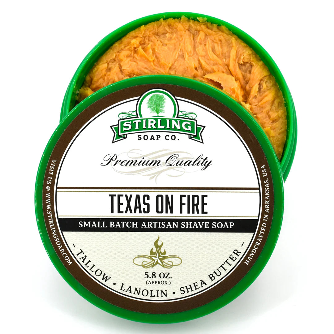 Texas on Fire Shave Soap