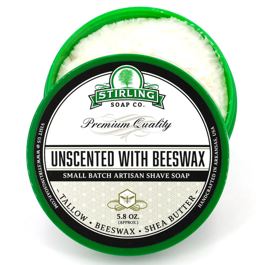 Unscented with Beeswax Shave Soap