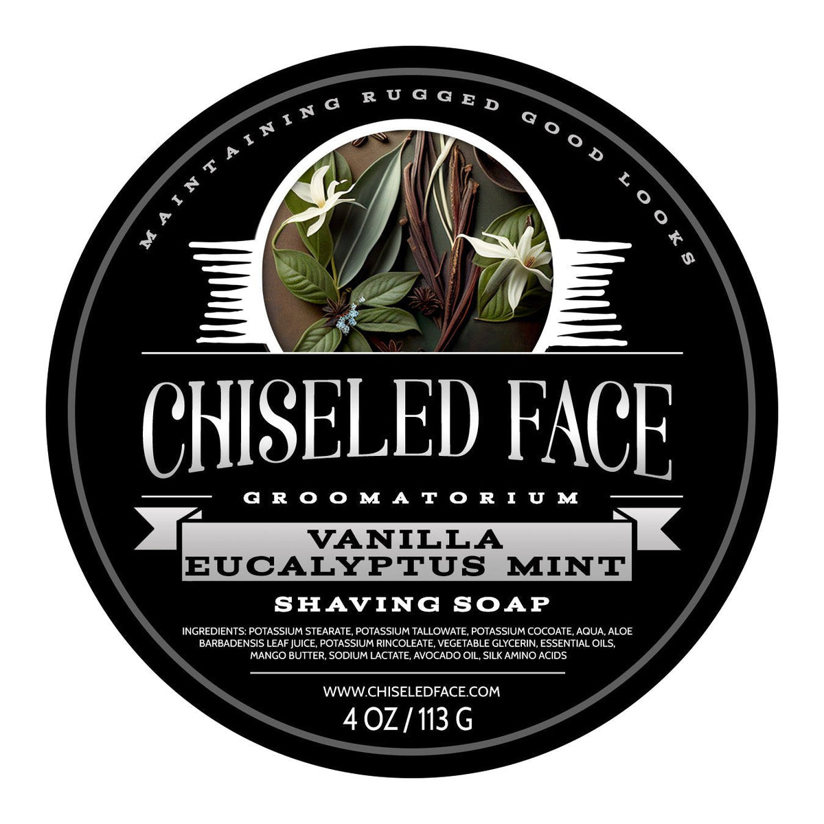 Vanilla Eucalyptus & Mint Shave Soap