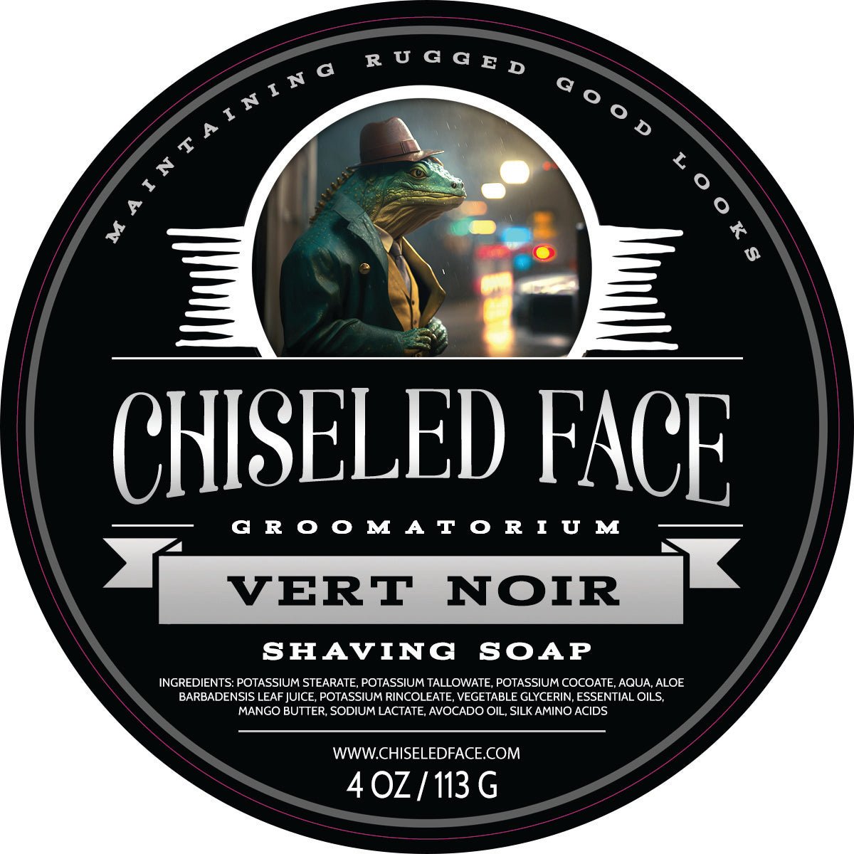 Vert Noir Shave Soap